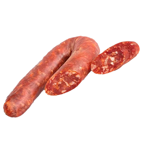 Traditionelle italienische Salami / Salsiccia Wurst am Stück